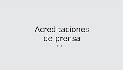 Acreditación de prensa
