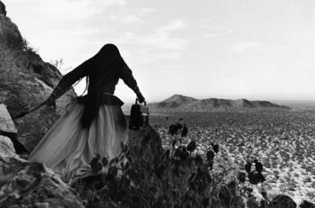 Mujer Ángel. Desierto de Sonora, México