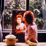 David Bowie in the mirror. London, UK